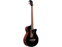 Ibanez Aegb24e Acoustic-Electric Bass Guitar Black Gloss image 3