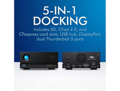 LaCie 1big Dock SSD Pro Thunderbolt 3 2TB USB-C Desktop SSD Pro image 3