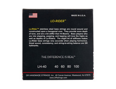 DR Strings LLH-40 Lo-Rider Stainless Steel Bass Strings 40-95 image 2