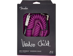 Fender 0990823001 Jimi Hendrix Voodoo Child Cable - Straight to Right Angle - 30 foot Purple image 2