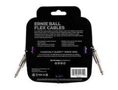 Ernie Ball P06415 Flex Straight to Straight Instrument Cable - 10-foot, Purple image 2