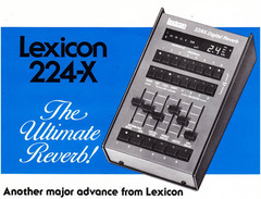 Lexicon 224X / 224XL Digital Reverberator image 2