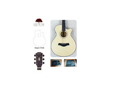 Vermont Guitars F100CE-N Super Folk Electrified Acoustic Guitar image 3