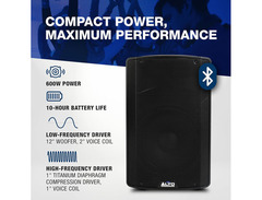 Alto Professional TX412 600-watt 12-inch Battery Powered Speaker image 2