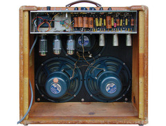 Fender 'Narrow Panel Tweed' Bandmaster 5E7 (1955-1960) image 2
