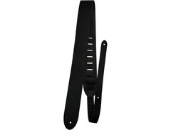 Perri's 2" Basic Leather Guitar Strap Black image 2