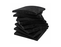 Vicoustic Cinema Round Premium Acoustic Absorption Panels - Black, 8-pack image 3