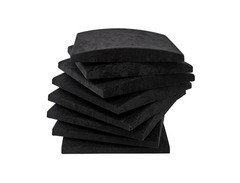 Vicoustic Cinema Round Premium Acoustic Absorption Panels - Black, 8-pack image 4
