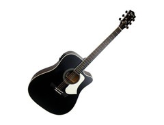 Tagima ANDES-BKS Latin America Folk Steel Cutaway Electric Guitar image 2