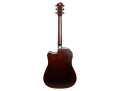 Tagima ANDES-BKS Latin America Folk Steel Cutaway Electric Guitar image 4