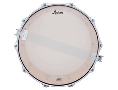 Ludwig Classic Maple Snare Drum - 6.5 inches x 14 inches, Red/Gold Tri-Band image 3