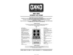 Okko Holy Grit Overdrive Fuzz Preamp image 4