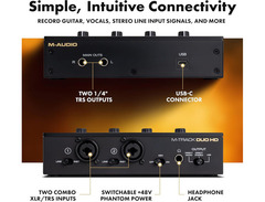 M-Audio M-Track Duo HD USB-C Audio Interface image 4