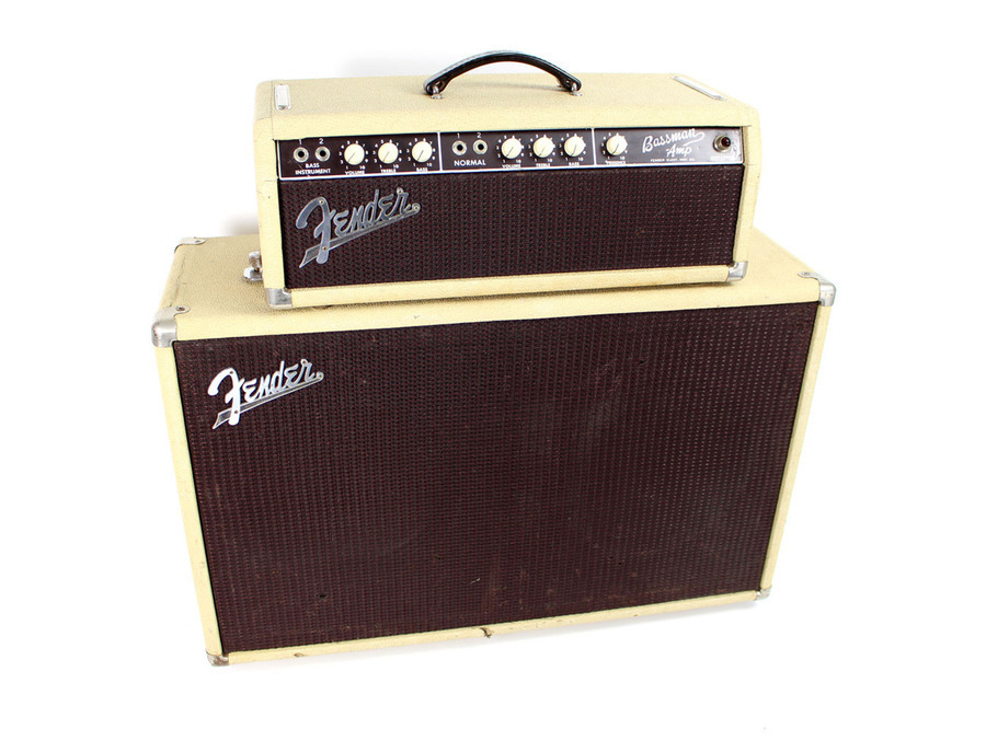 Fender 'Blonde / Brownface' Piggyback Bassman 6G6-A/B (1962-1964 ...