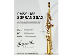 P. Mauriat PMSS-185 Intermediate Soprano Saxophone image 4