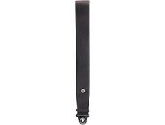 D'Addario Comfort Leather Auto Lock Guitar Strap Black 2.5" image 2