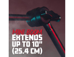 Rok-It Tripod Studio Boom Mic Stand with Mini Boom image 3