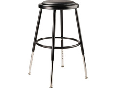 National Public Seating 6418H-10 Padded Stool image 2