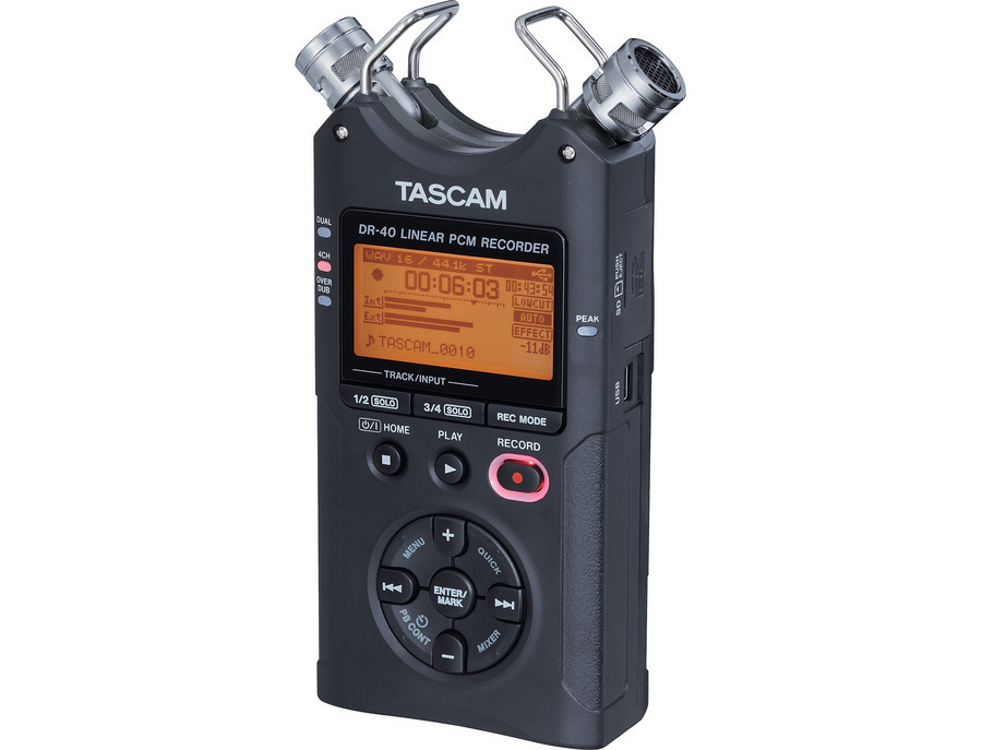 TASCAM DR-40 4-Track Portable Digital Recorder - What To Know