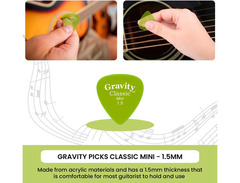 Gravity Picks Classic Mini 1.5mm Blue image 2