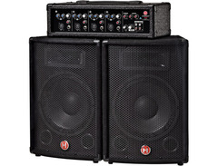 Harbinger M60 60 Watt 1 Channel Mixer with Speakers Monitors image 3