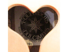 Folkroots Dulcimers D-50S Hourglass Mountain Dulcimer image 3