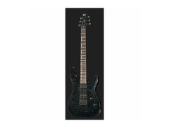 Flamed Maple See Thru Black Sample/Prototype Electric Guitar image 2