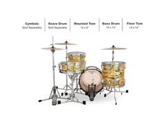 Ludwig Legacy Mahogany Drum Set image 2