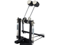 Essentials Double Kick Bass Drum Pedal, Chain Driven With Solid Baseplates image 2