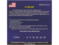 DR Strings Hi-Beams LTR-9 (.009-.042) image 2