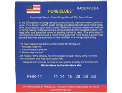 DR Strings DR PHR-11 Pure Blues Guitar Strings (.11-.50) image 2