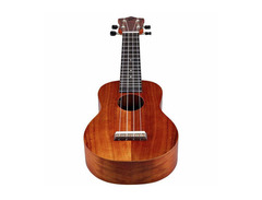 LK-SEU Koa Ac/Elec Soprano UkeSB image 3