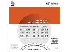 D'Addario EXP42 Resonator Strings image 3