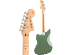 Fender American Jaguar Professional Antique Olive Guitar image 4