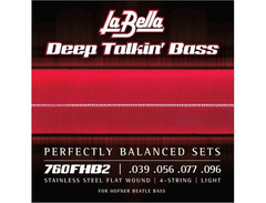760FHB2 Beatle Bass Flat Wound Light Electric Bass Strings image 2