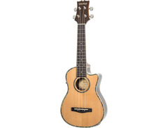 Mitchell MU70CE Cutaway Acoustic-Electric Concert Ukulele Natural image 3
