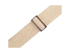 Levy's MH8P 2 inch Wide Hemp Guitar Strap Natural image 2