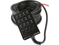 12 Channel 25 Foot XLR Snake Cable 4 Returns image 2