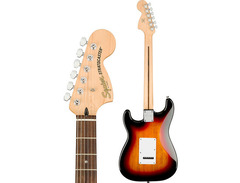 Squier Stratocaster Electric Guitar (Sunburst) image 4