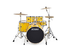 TAMA Imperialstar 4-Piece Drum Kit Platinum Grey Finish image 2