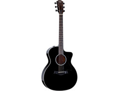 Black Taylor acoustic guitar image 3
