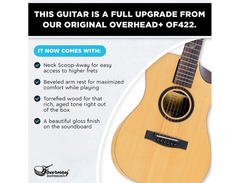 Journey Instruments OF422C Overhead+ Acoustic-electric Travel Guitar image 2