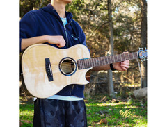 Journey Instruments OF422C Overhead+ Acoustic-electric Travel Guitar image 3