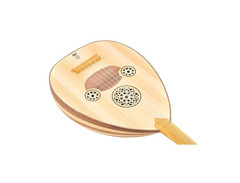 Saz Instruments 166-BSW Turkish Oud Walnut BK image 4