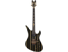Schecter Synyster Custom white/gold pinstripes image 3
