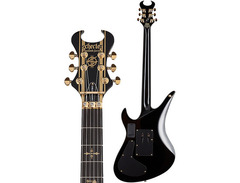 Schecter Synyster Custom white/gold pinstripes image 4