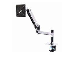 Ergotron LX Desk Monitor Arm, Polished Aluminum image 2