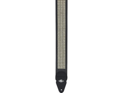 LM Products Studded Leather Guitar Strap Black 3 in. image 4