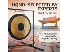 The Gong Shop 24" Chinese Chau Gong With Stand image 2
