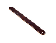 Fender broken in leather strap red image 4